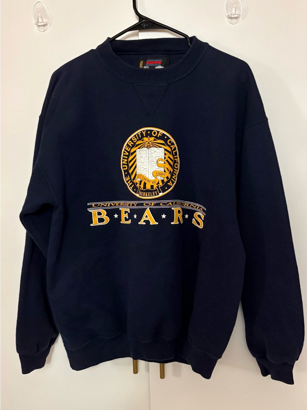 Berkeley University of California Golden Bears Blue Soffe Sweatshirt